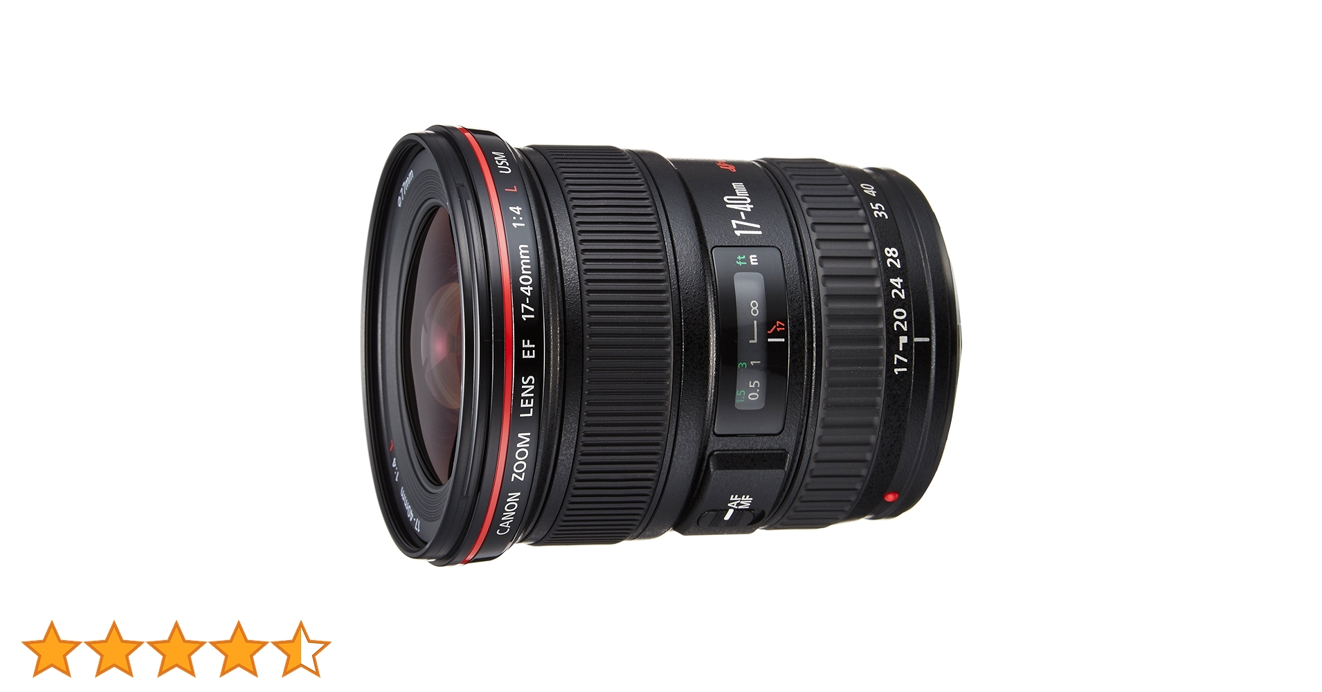 Canon EF 17-40mm F4L USM Objektiv (77mm Filtergewinde) schwarz